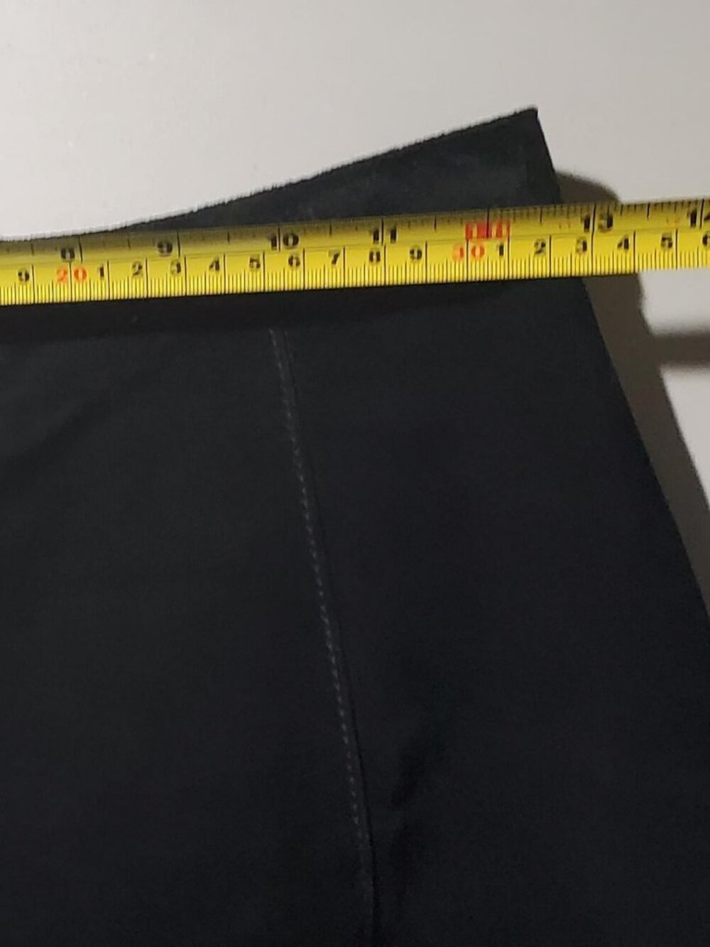FoxRun Vintage 80s black suede skirt sz 9 - Picture 8 of 16